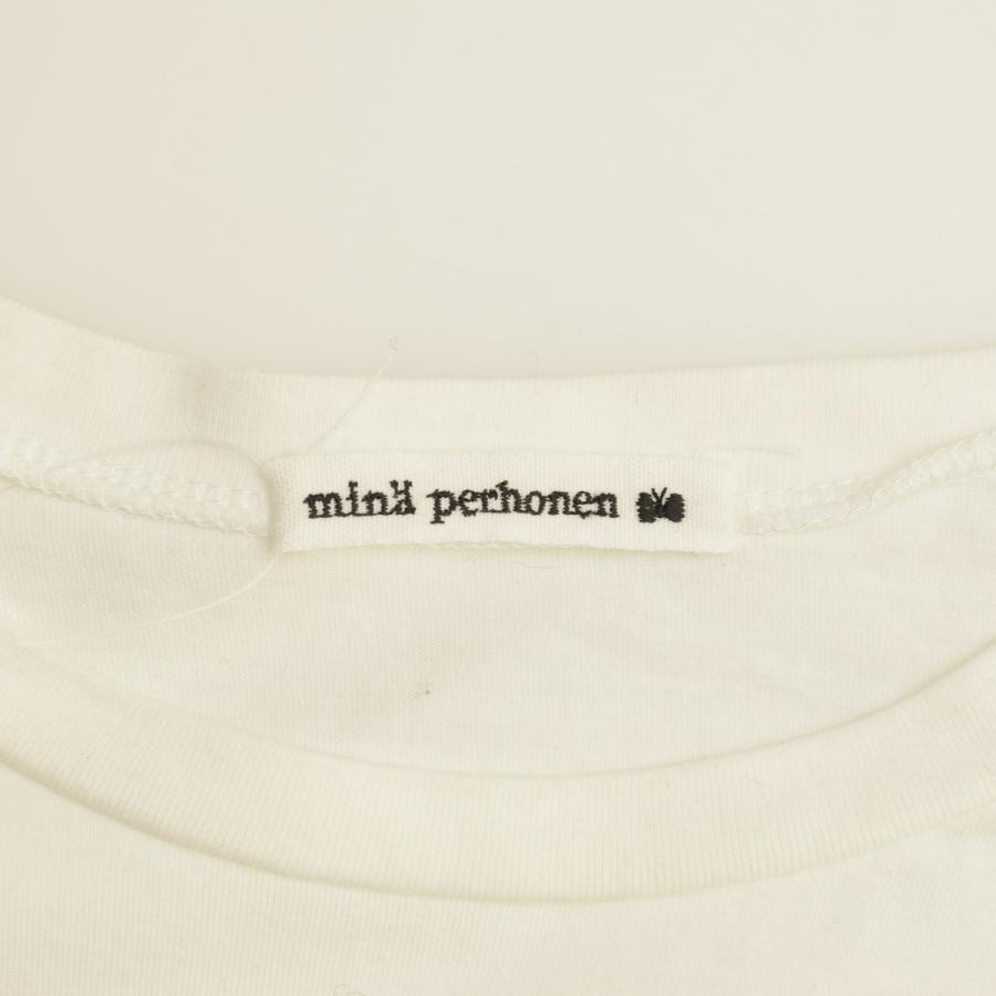 mina perhonen（ミナペルホネン） cm8074 call 刺繍 半袖Tシャツ