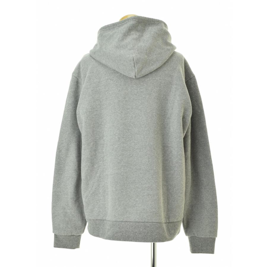【ひよこ】A.P.C アメリカ製パーカー アーペーセー A.P.C. パーカー・フーディー ミロ ロゴ グレー