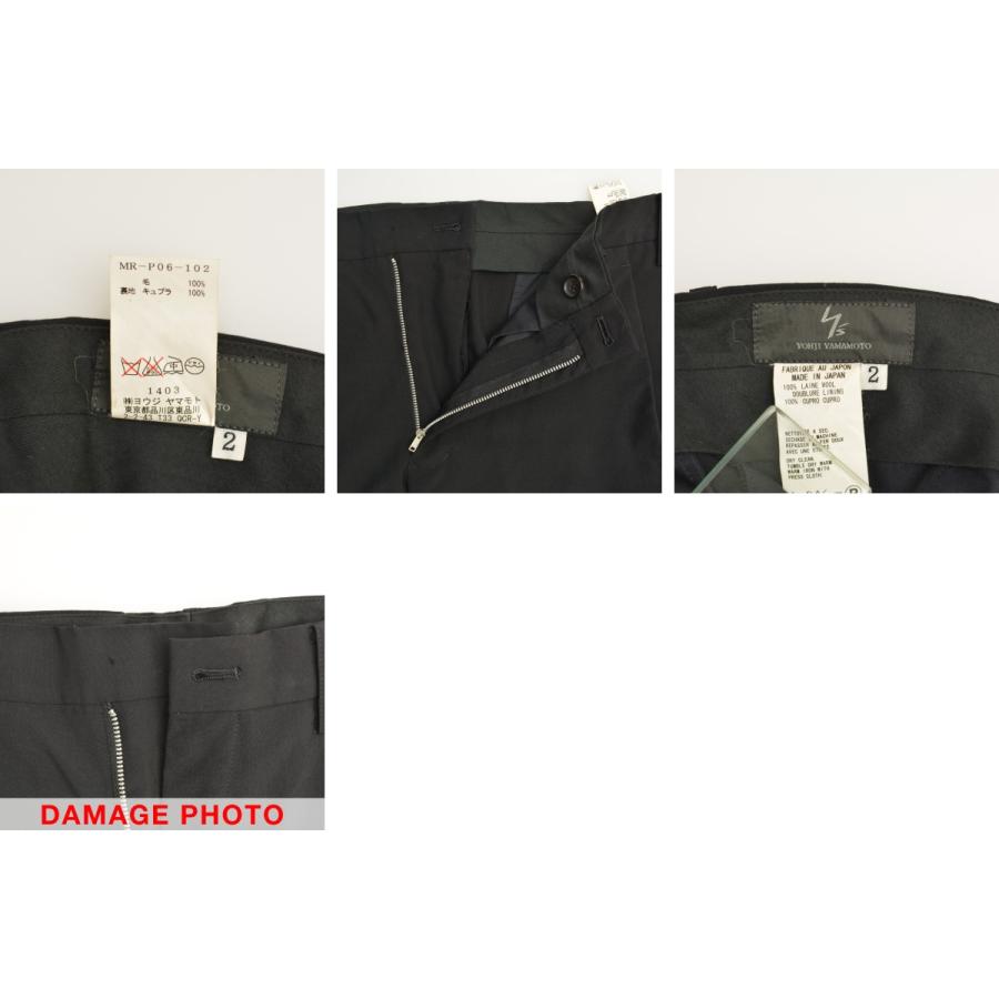YOHJI YAMAMOTO / ヨウジヤマモト 06AW MR-P06-102 スラックス ウールパンツ