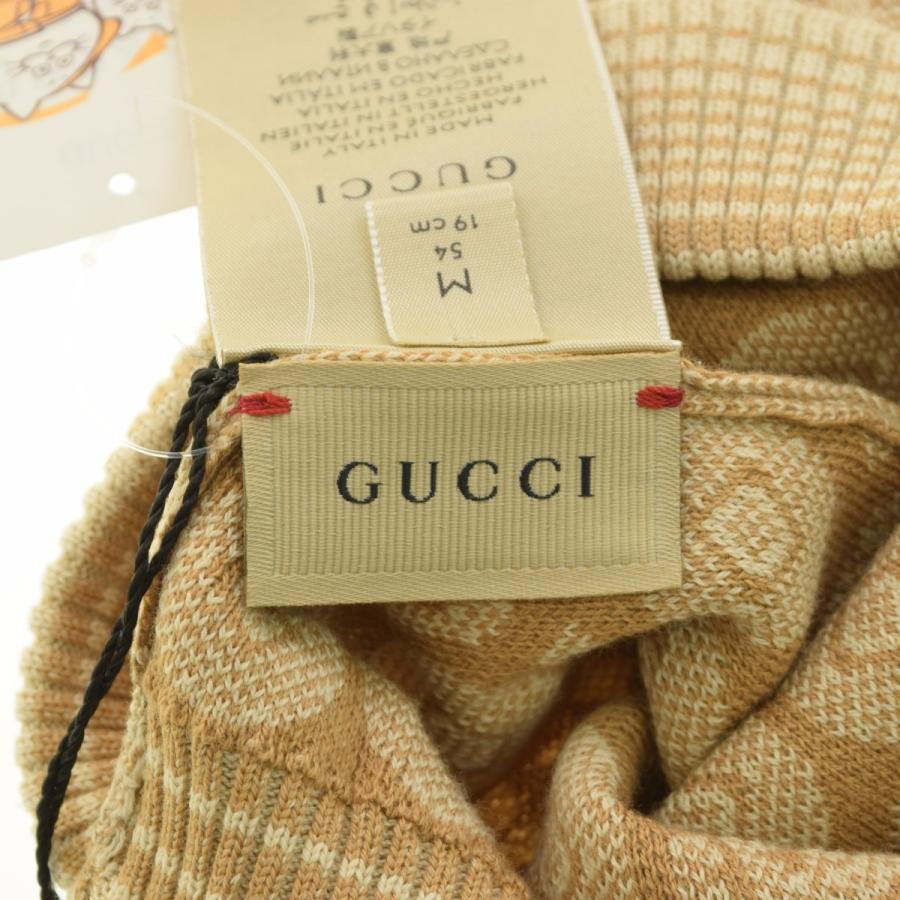 GUCCI / グッチ GG ジャガード コットン ビーニー ニットキャップの画像