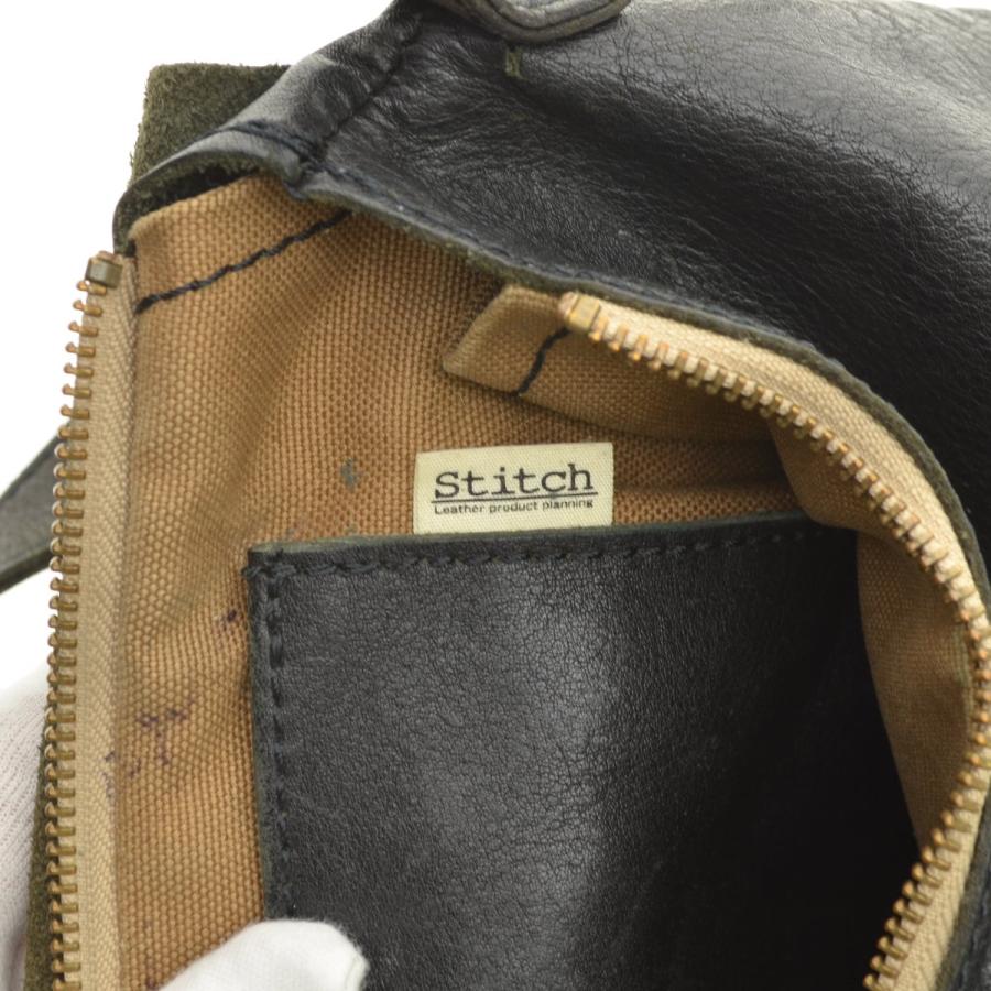 STITCH / ステッチ レザー ショルダーバッグ : ブランド古着の買取販売 