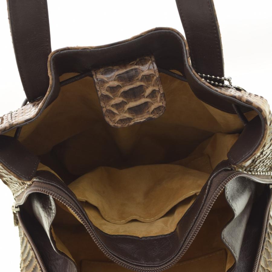 新品未使用✨ 高級 JRA認定 パイソン ハンドバッグ プレート TOP COLLECTION JRA認証 パイソン柄 ハンドバッグ : ブランド古着の