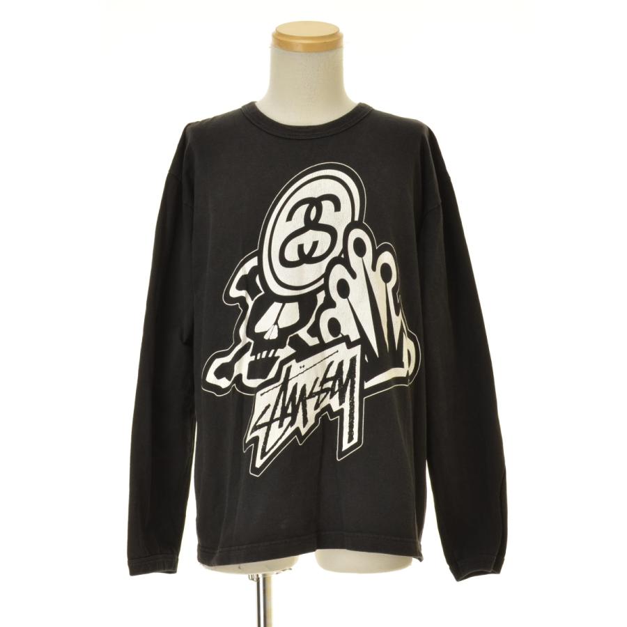 STUSSY（ステューシー） 00s ロゴプリント 長袖Tシャツ : ブランド古着