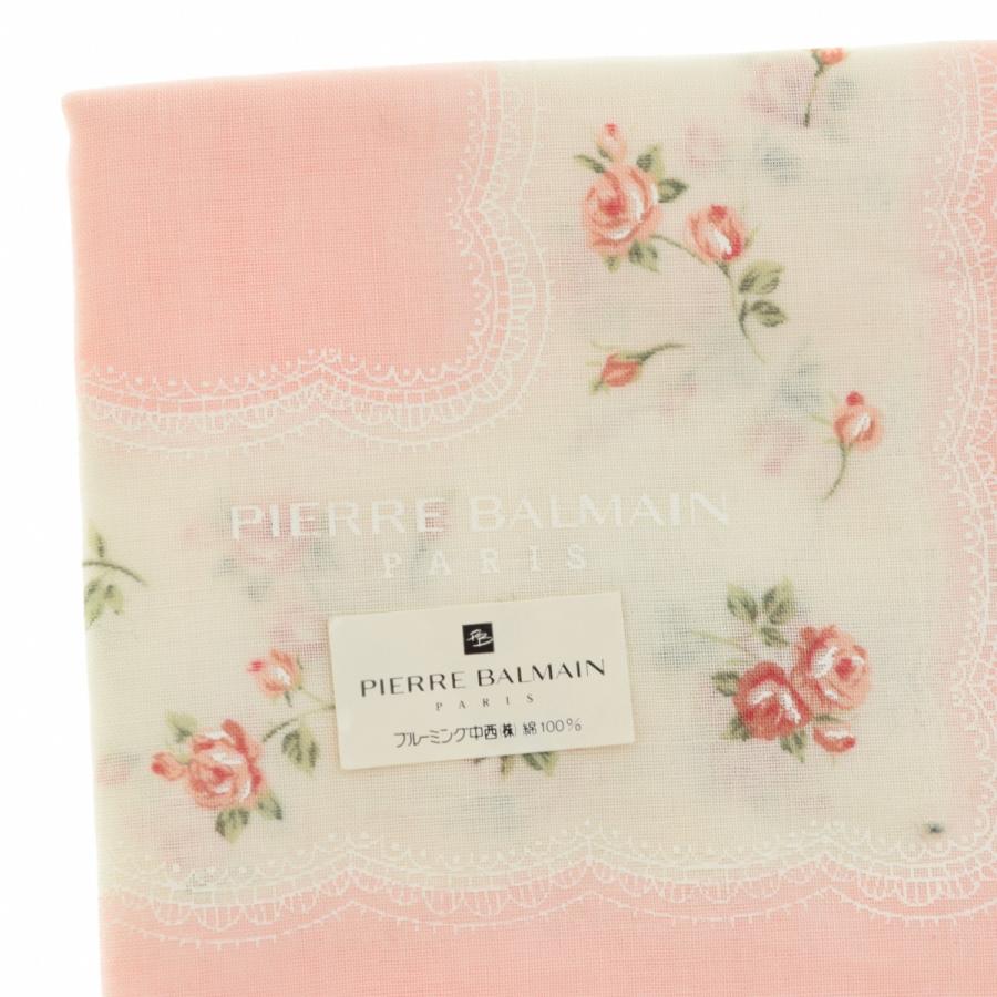 PIERRE BALMAIN / ピエールバルマン フラワー ハンカチ : ブランド古着 