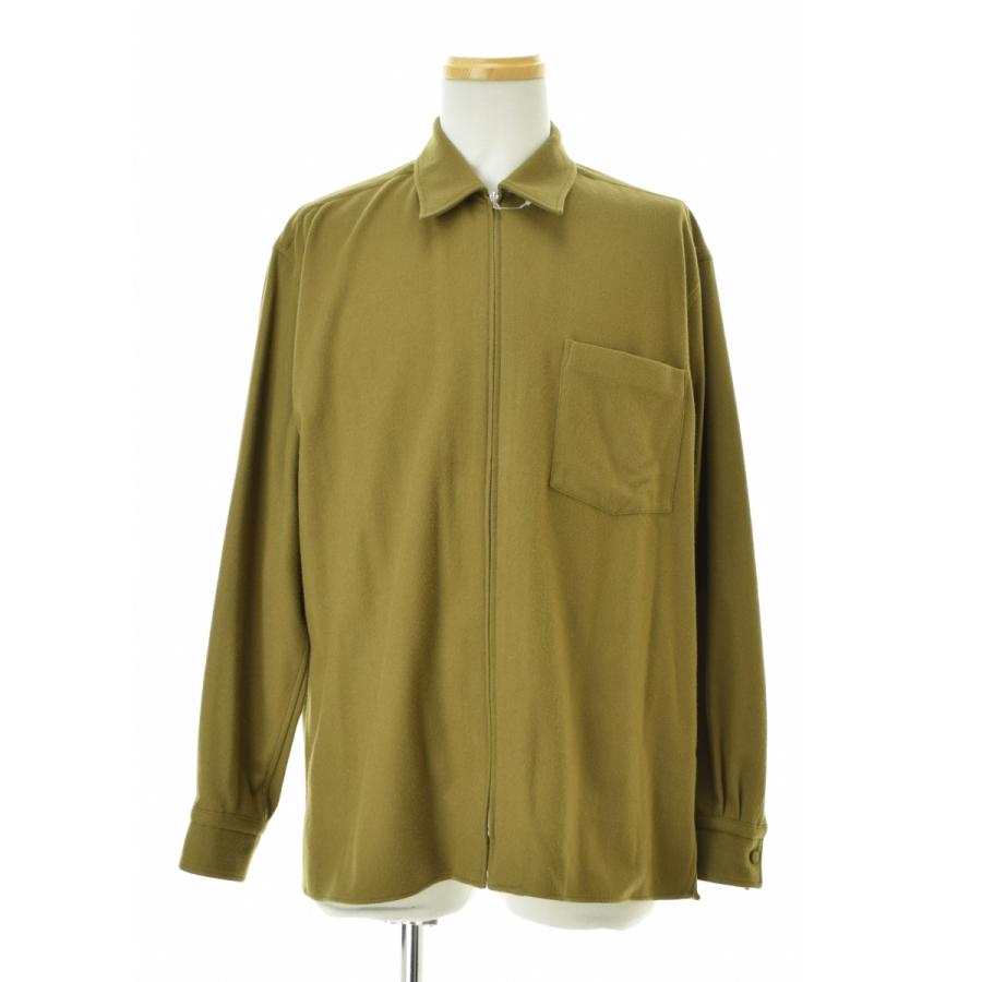 AURALEE / オーラリー A9AS02WF SUPER SOFT WOOL FLANNEL ZIP SHIRTS