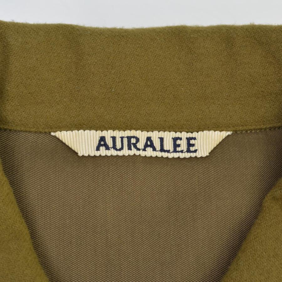 AURALEE / オーラリー A9AS02WF SUPER SOFT WOOL FLANNEL ZIP SHIRTS