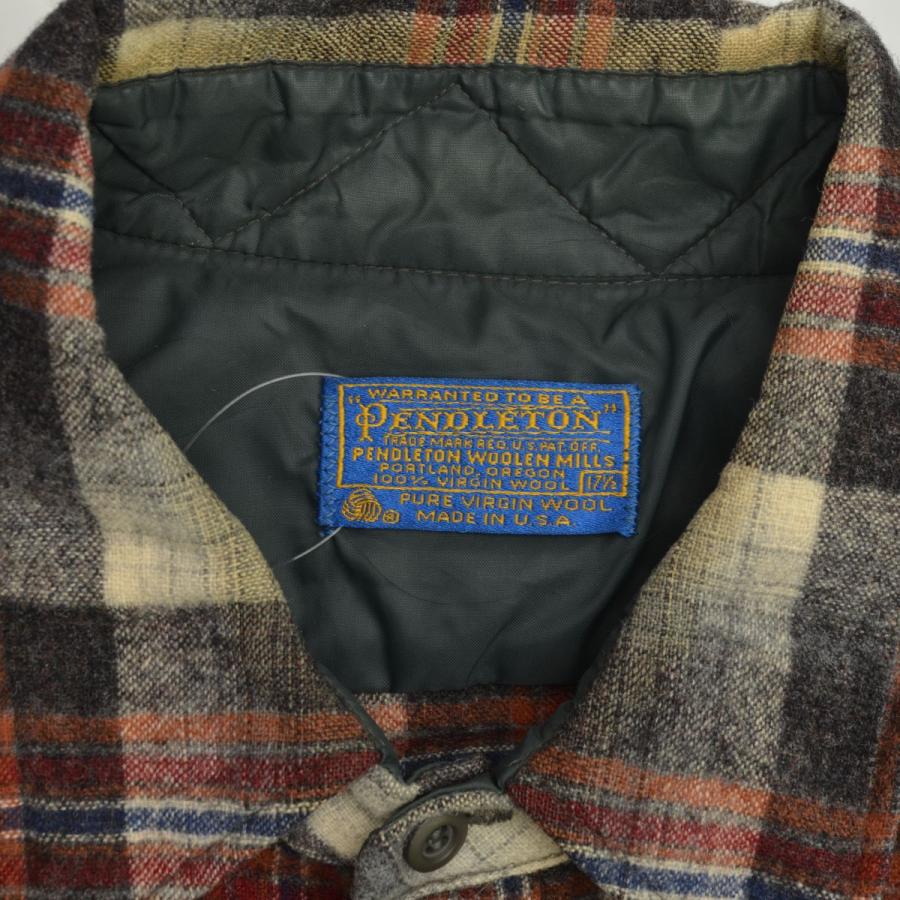PENDLETON（ペンドルトン） 70s USA製 ウール チェック 長袖シャツ