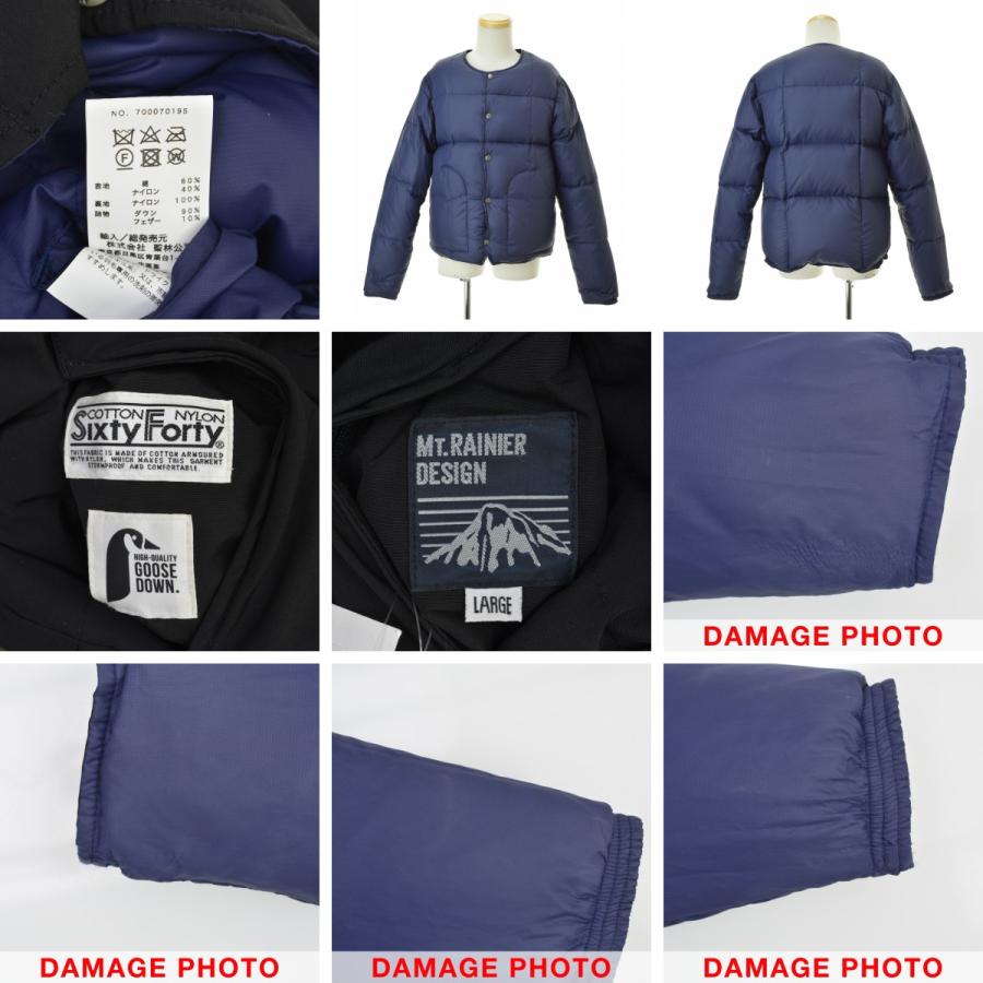 美品　MT. RAINIER DESIGN ノーカラージャケット Mt. Rainier Design（マウントレイニアデザイン） MT RAINIER DESIGN