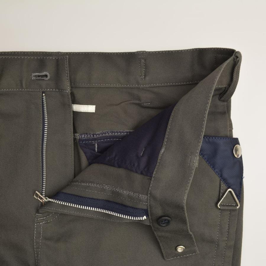 Tamme / タム 22S0012 B.D SLIM PANTS ストレッチ スリム パンツ