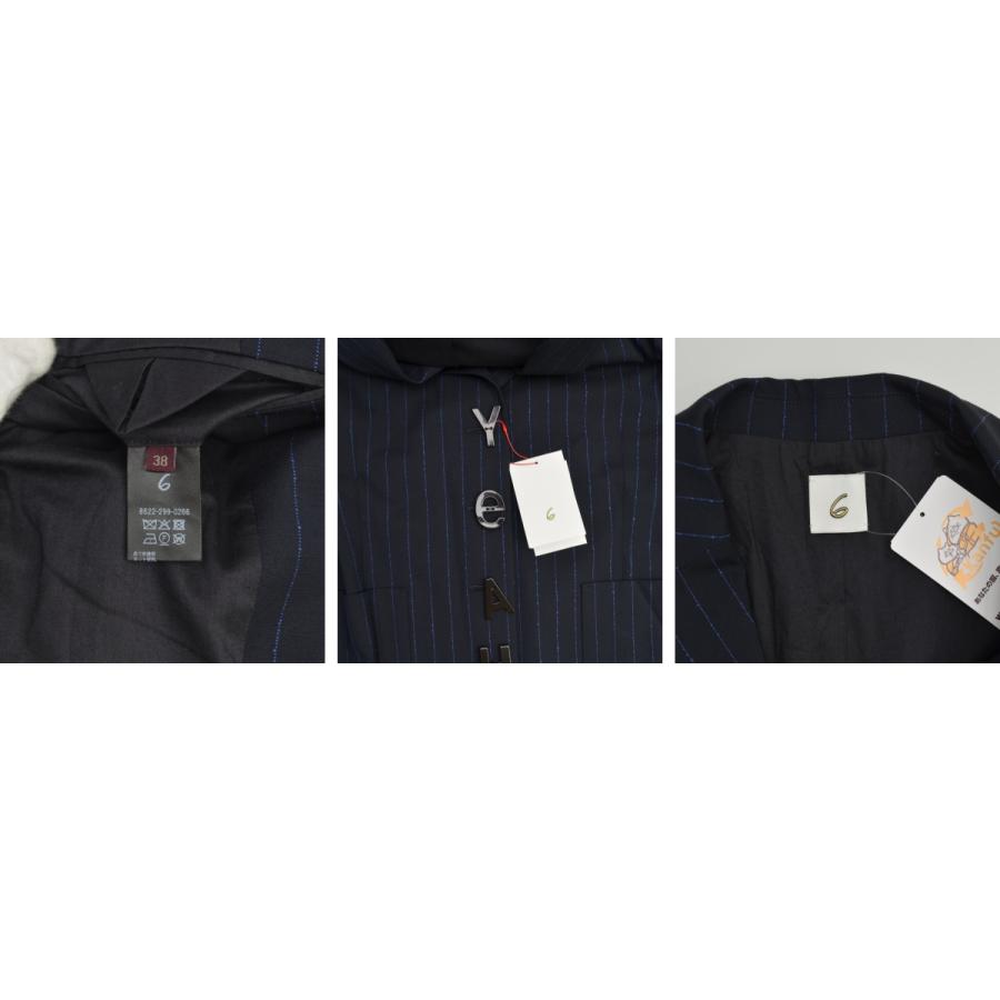 6(ROKU)UNITED ARROWS ネップストライプジャケット\