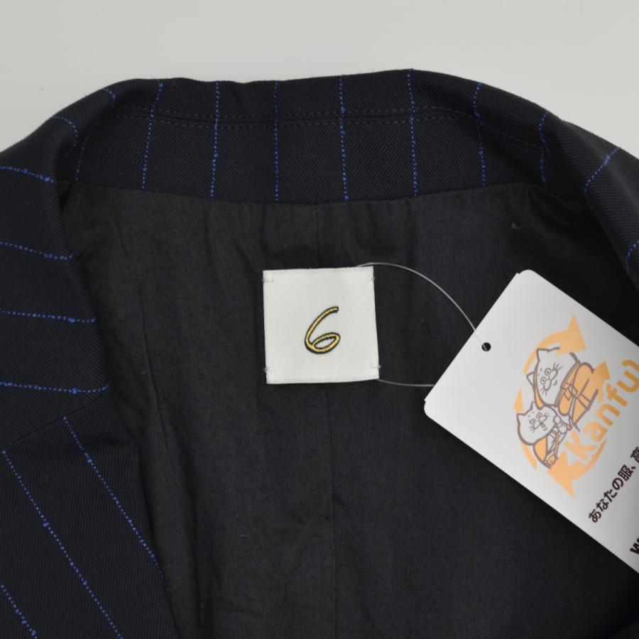 6 ROKU UNITED ARROWS / ロク 86222990266 NEP STRIPE JACKET ネップ 