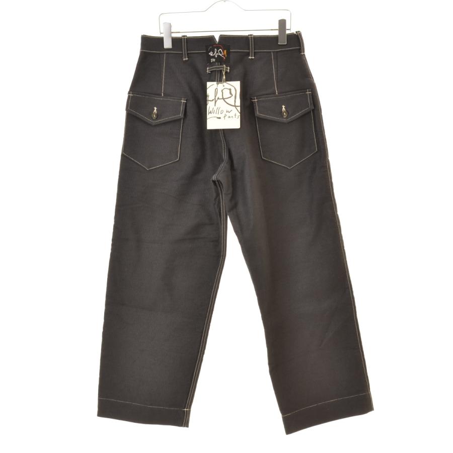【willowpants】P-001 太畝ピケ ベイカーパンツ willow pants / ウィローパンツ P-001 太畝ピケ ベイカー パンツ