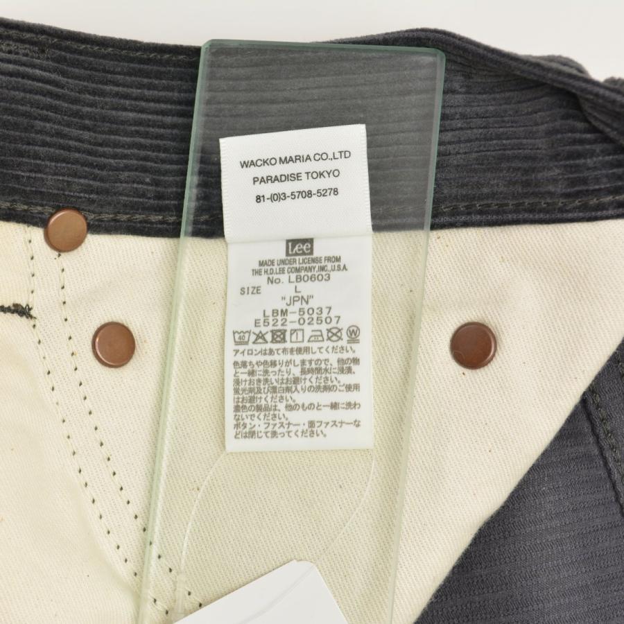 新品未使用未開封 25AW Mサイズ GRAY LEE WACKOMARIA WACKO MARIA（ワコマリア） × LEE / ワコマリア × リー 25AW CORDUROY