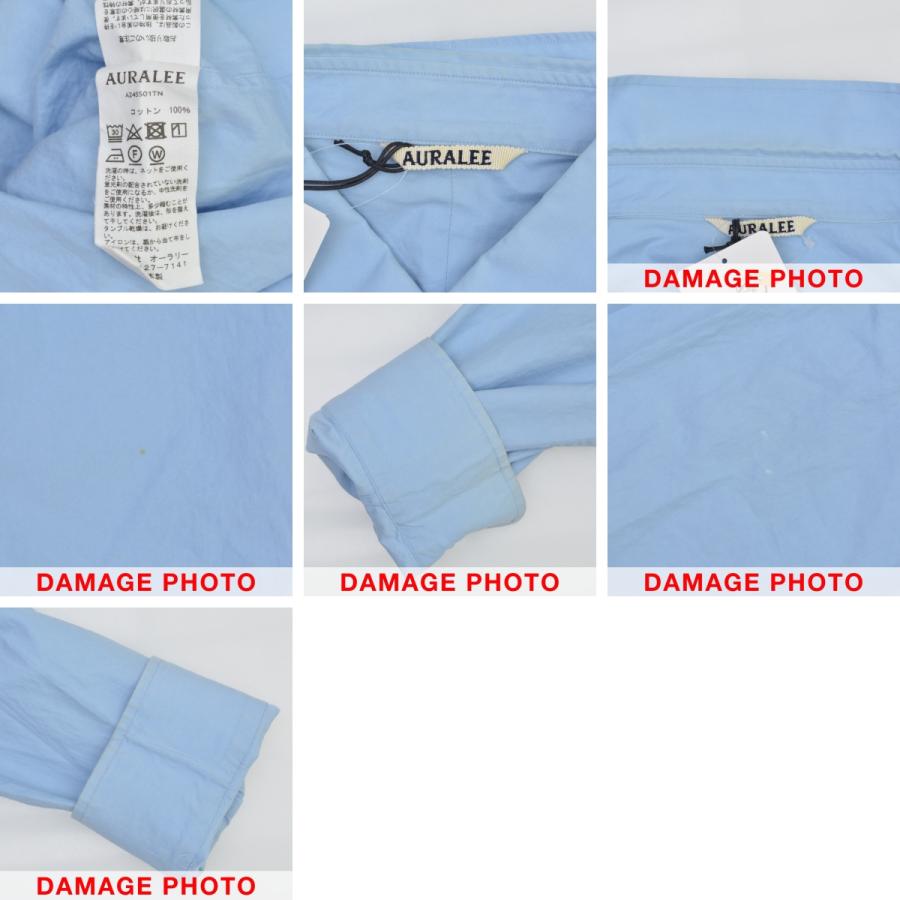 AURALEE / オーラリー 24SS A24SS01TN WASHED FINX TWILL SHIRT フィンクス ツイル 長袖シャツの画像