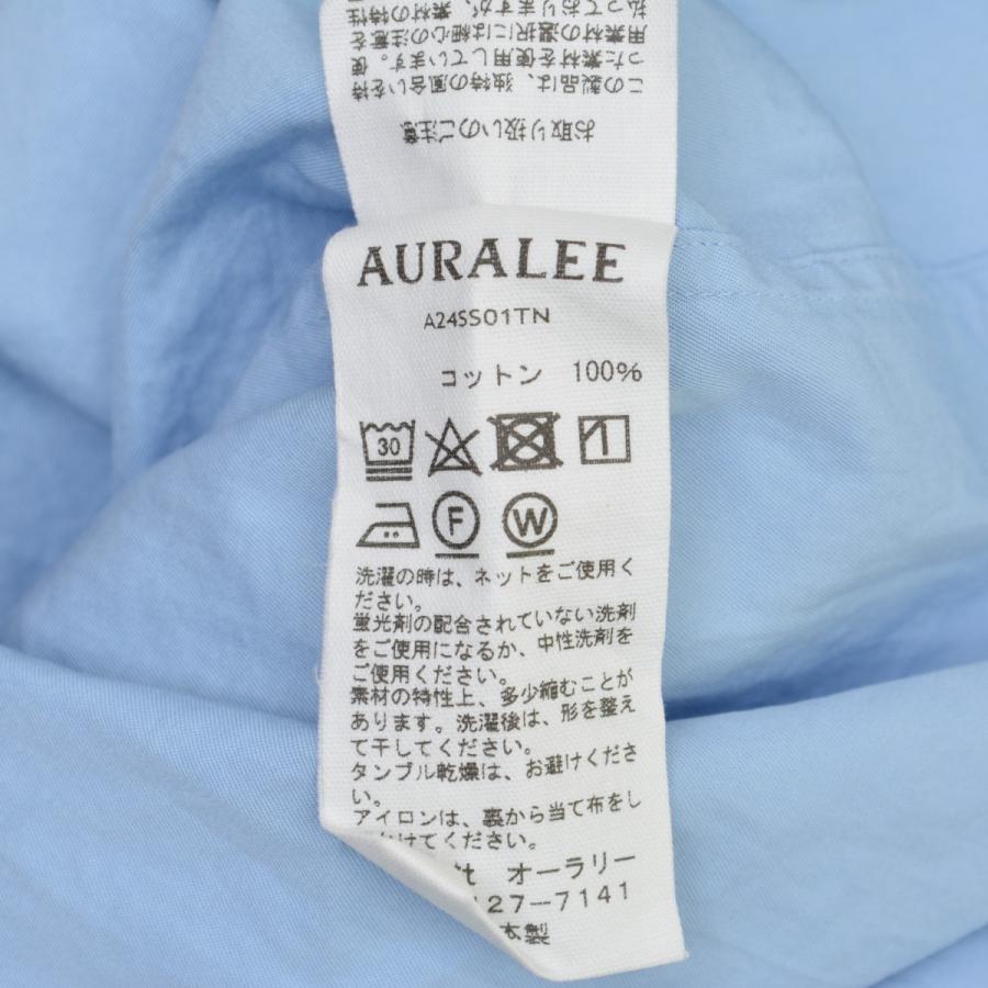 AURALEE / オーラリー 24SS A24SS01TN WASHED FINX TWILL SHIRT フィンクス ツイル 長袖シャツの画像