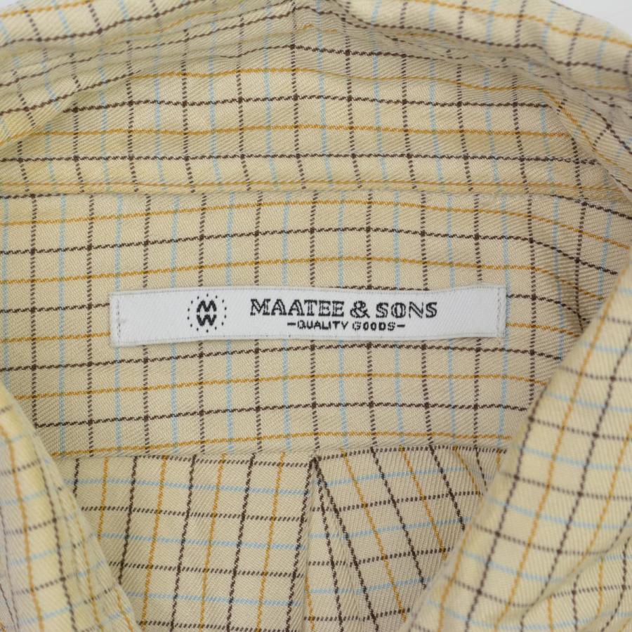 MAATEE&SONS / マーティーアンドサンズ MT2303-0603C シルク チェック