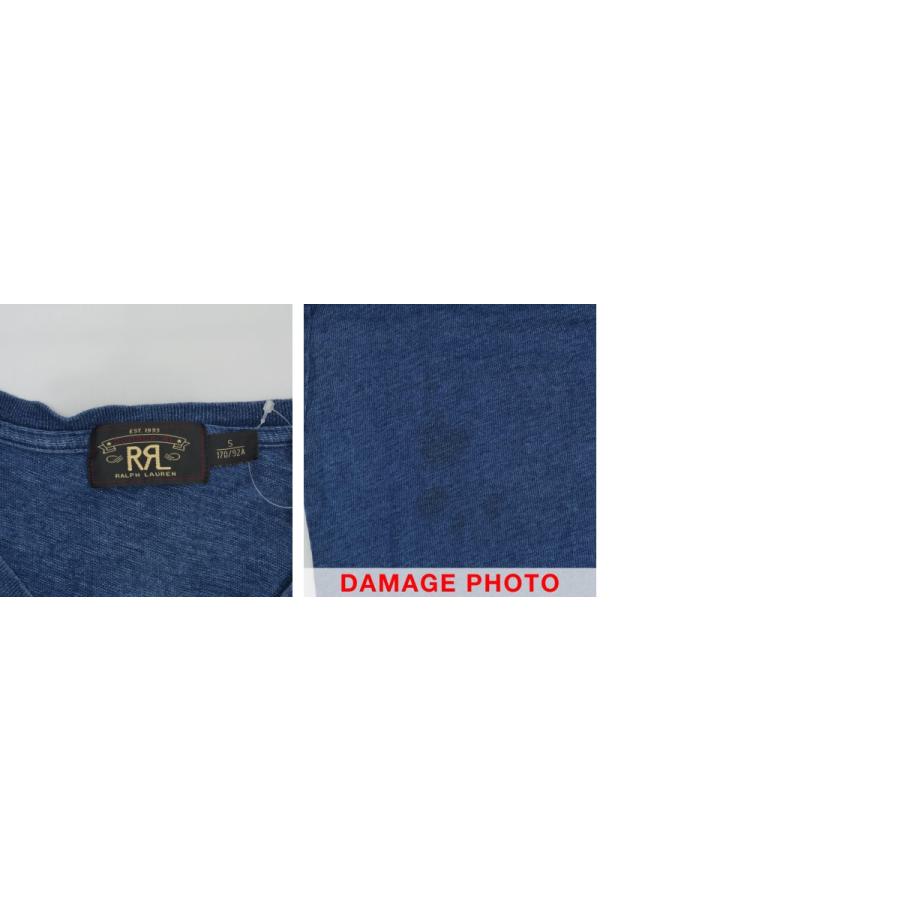 RRL ダブルアールエル 半袖 Tシャツ ブルー系 XS RRL Ralph Lauren（ダブルアールエル） RRL / DOUBLE RL / ダブル