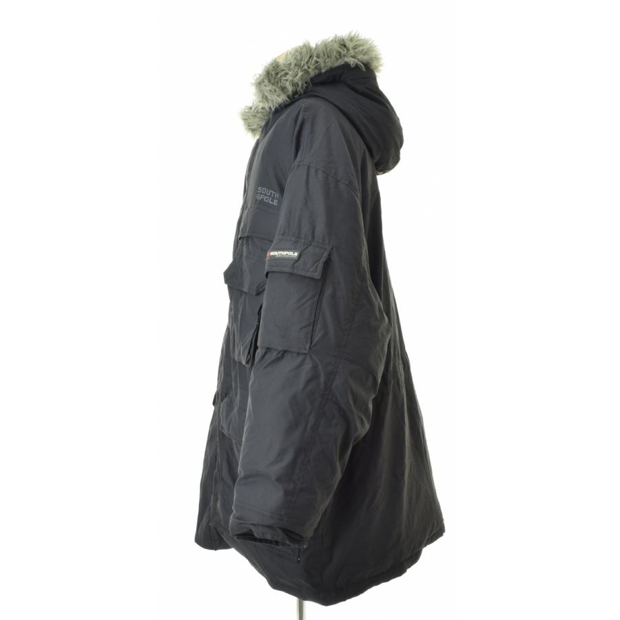 SOUTH POLE フード付き ファー ダウンコート : ブランド古着の買取販売