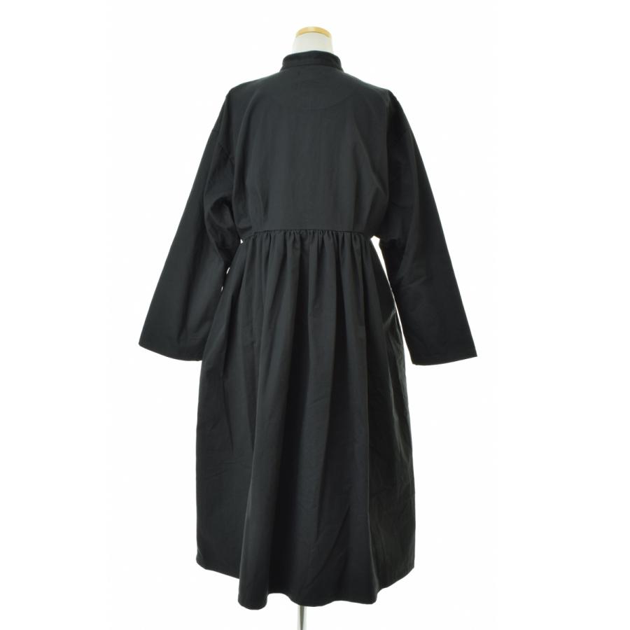 foufou 91OP01 THE DRESS #06 シャツギャザーワンピース 長袖