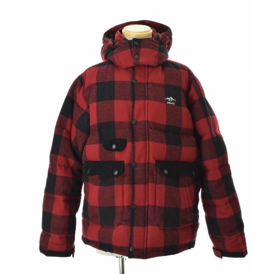 【STUSSY】バッファローチェック ウールダウンジャケット STUSSY（ステューシー） バッファローチェック ウール ダウン