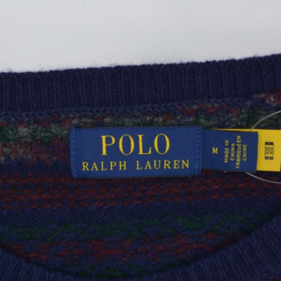 【POLORALPHLAUREN】ウールカシミヤ ジャガード ノルディック クルー長袖ニットセーター POLO RALPH LAUREN（ポロ・ラルフローレン） POLO RALPH LAUREN / ポロ