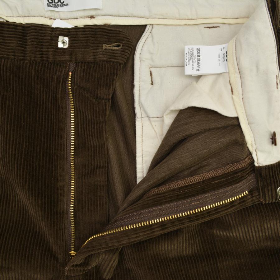 【加古川店】 中古 GDC | ジーディーシー パンツ corduroy Two tuck straight pants gd0256 ブラック サイズ：XL 【107】 GDC GDC / ジーディーシー GD0256 corduroy Two tuck straight pants