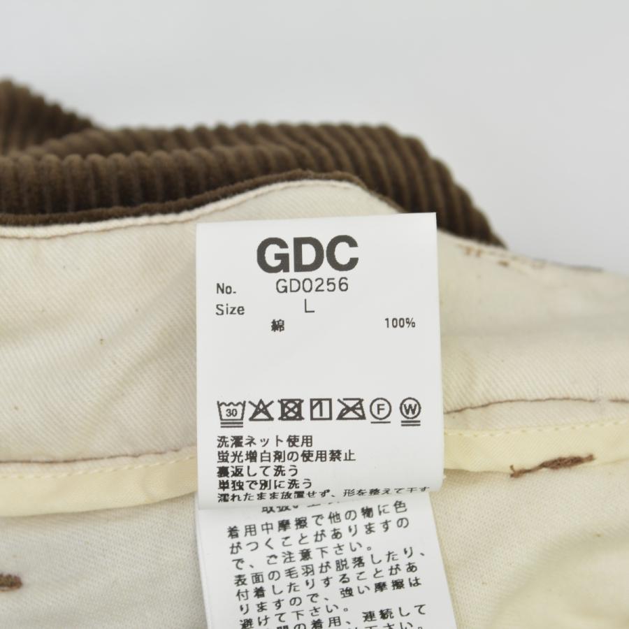 GDC GDC / ジーディーシー GD0256 corduroy Two tuck straight pants