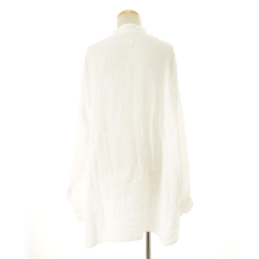 COMOLI / コモリ 25SS B01-02007 リネンWクロス プルオーバー 長袖