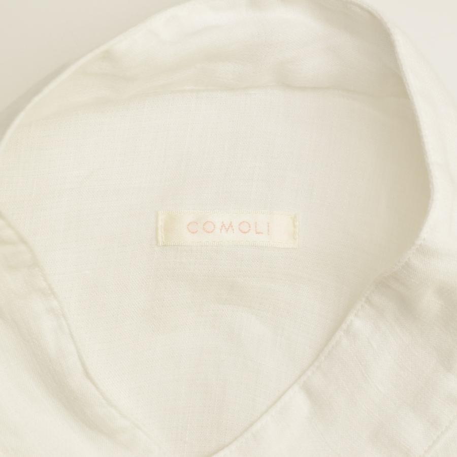COMOLI / コモリ 25SS B01-02007 リネンWクロス プルオーバー 長袖