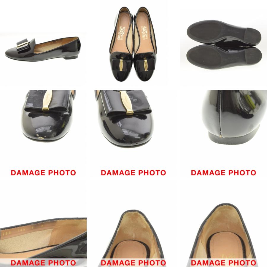 Salvatore Ferragamo / サルバトーレフェラガモ ヴァラ パテント フラット パンプス