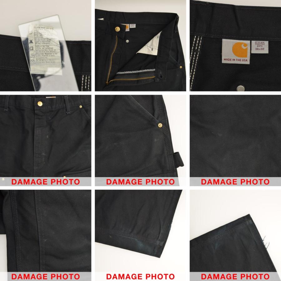 Carhartt（カーハート） USA製 B01 BLK ダブルニー ダック パンツ