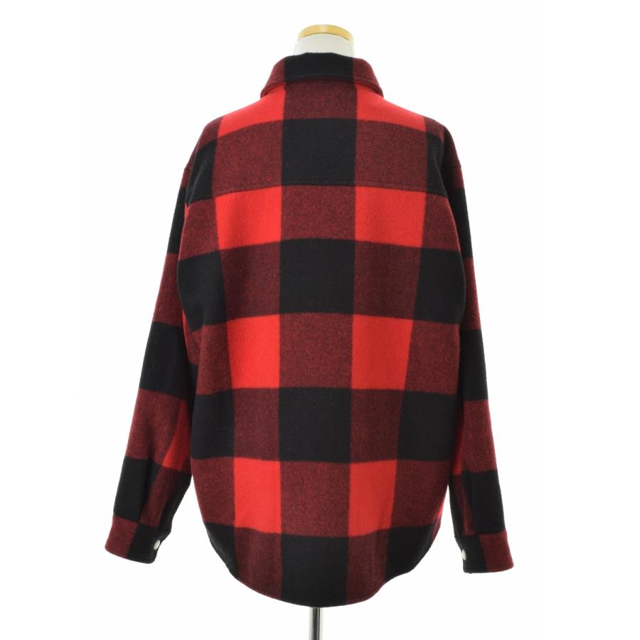 Traditional Weatherwear / トラディショナルウェザーウェア BLANKET SHIRT WITH DOT BUTTON バッファローチェック ウールジャケット