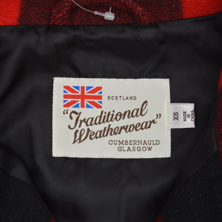 Traditional Weatherwear / トラディショナルウェザーウェア BLANKET SHIRT WITH DOT BUTTON バッファローチェック ウールジャケット