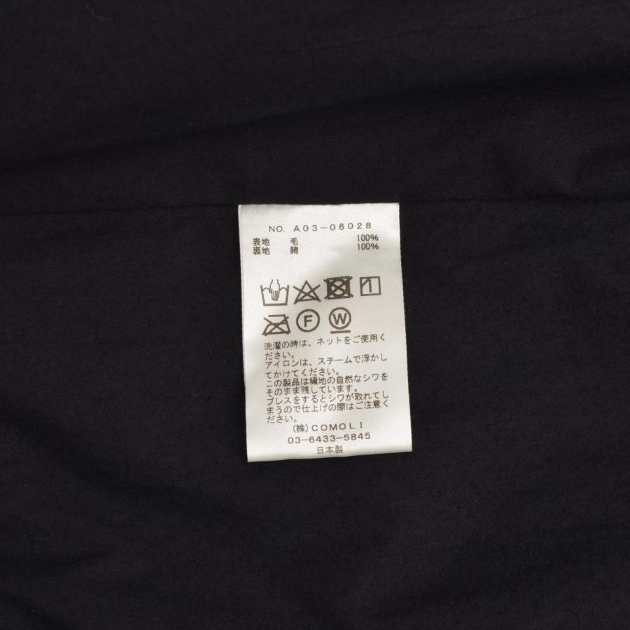 COMOLI / コモリ 24AW A03-06028 WOOL KNIT JACKET ウールニットジャケット テーラードジャケットの画像