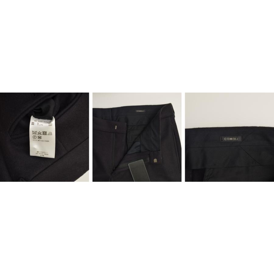 COMOLI / コモリ 24AW A03-03019 LIGHT MELTON PIPED STEM PANTS