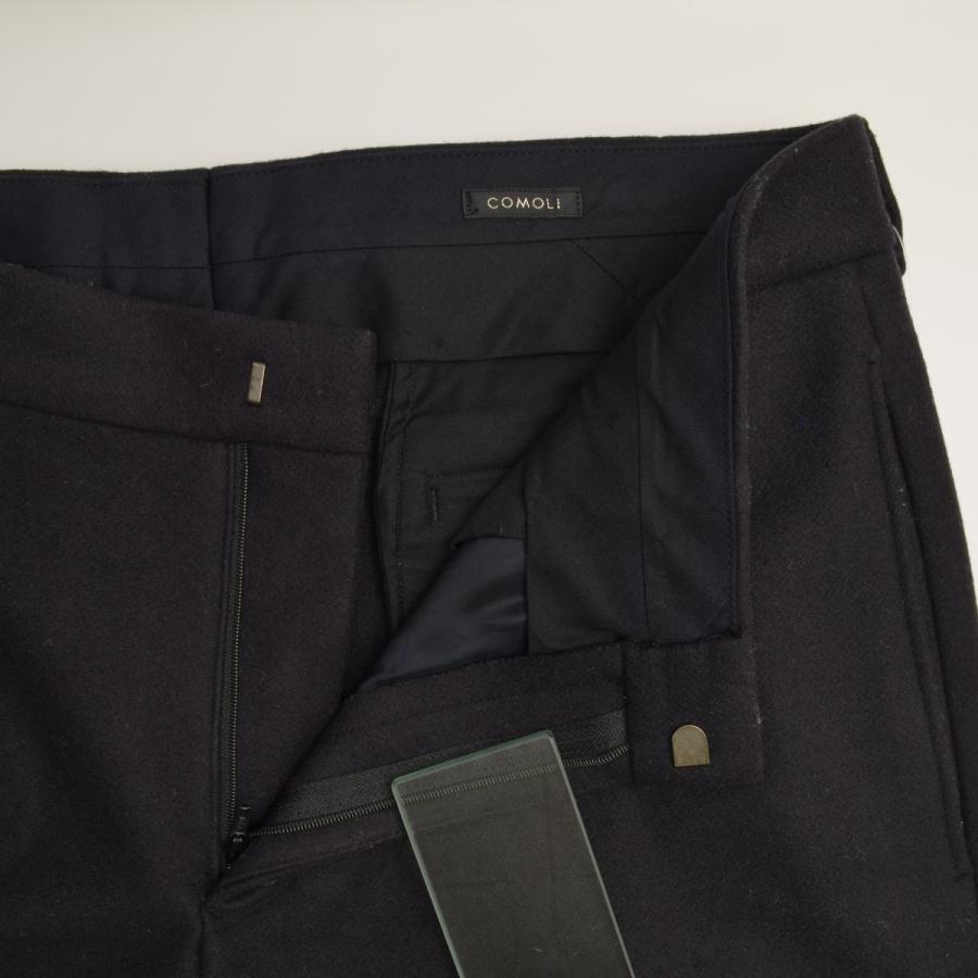 COMOLI / コモリ 24AW A03-03019 LIGHT MELTON PIPED STEM PANTS