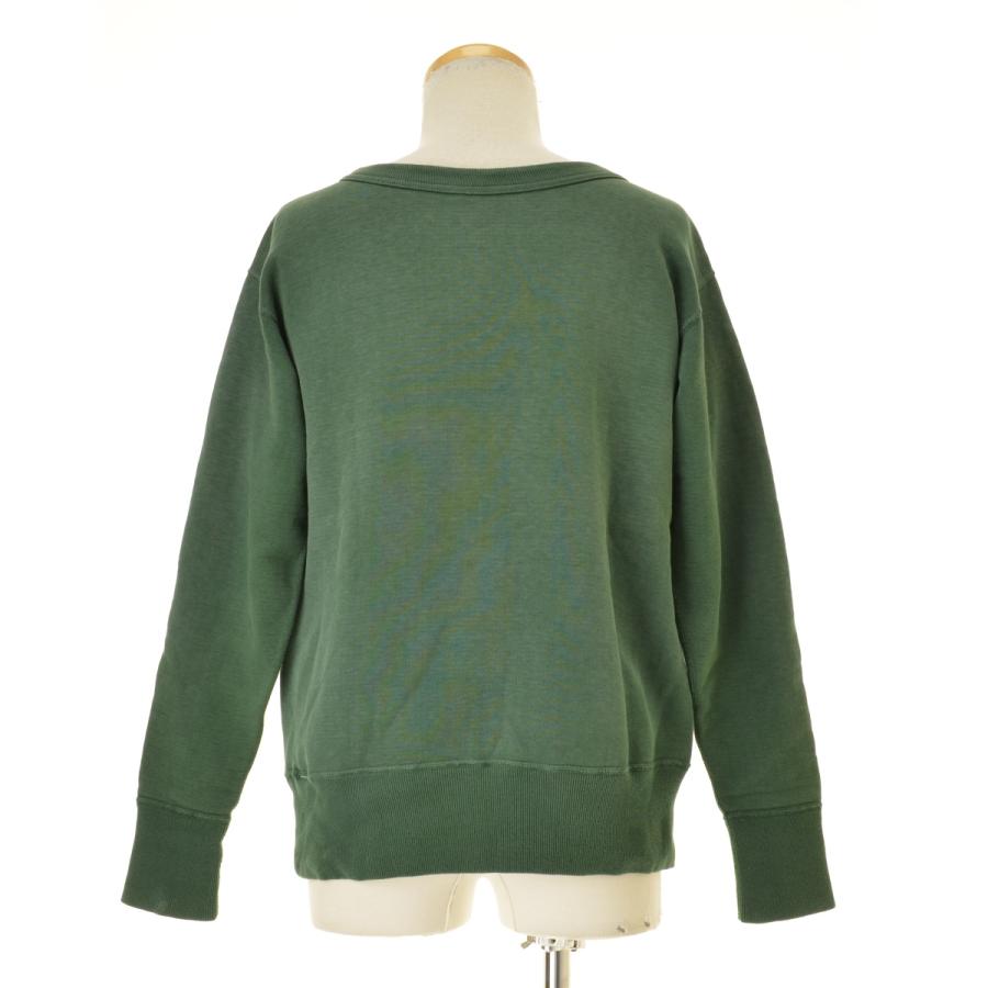【WAREHOUSE】2ND-HAND 前V セットインスリーブ長袖スウェット WAREHOUSE（ウエアハウス） 2ND-HAND 前V セットインスリーブ 長袖