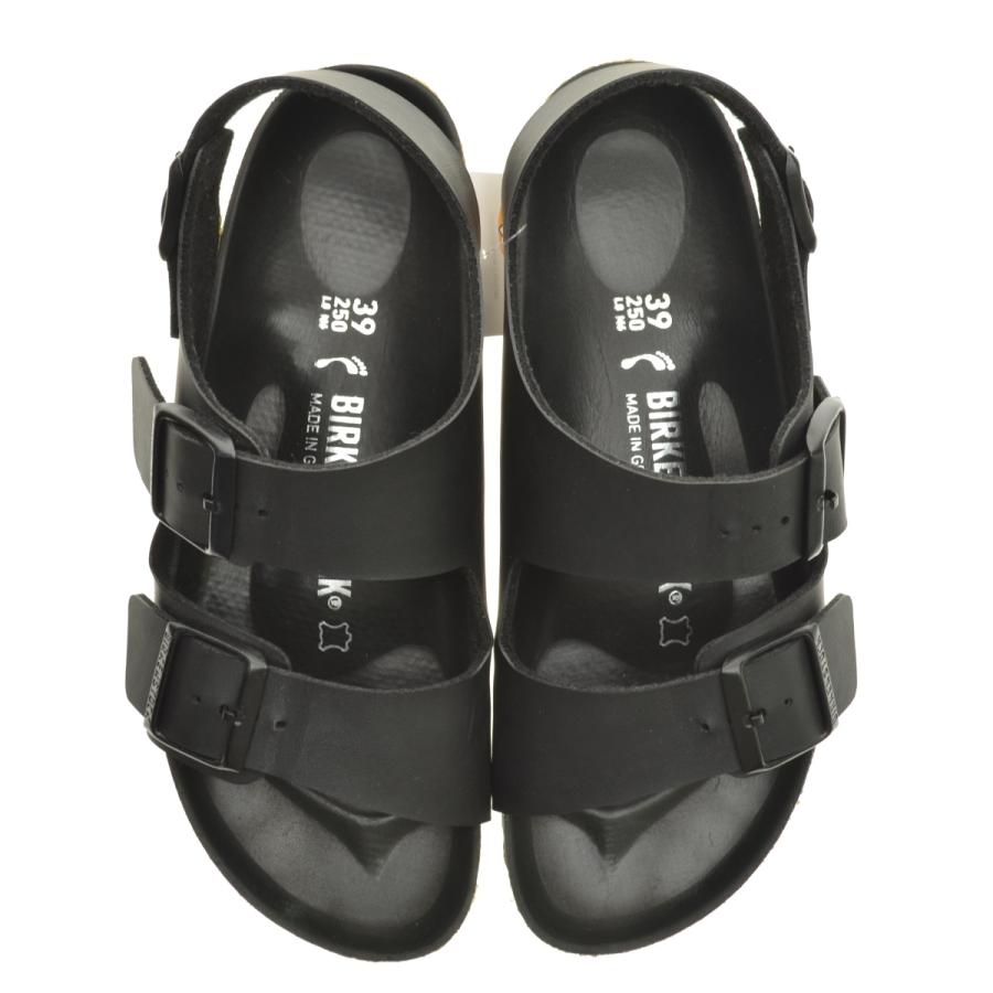 【極美品】BIRKENSTOCK ミラノ サンダル レザー ブラック 39 BIRKENSTOCK（ビルケンシュトック） MILANO ミラノ レザー サンダル
