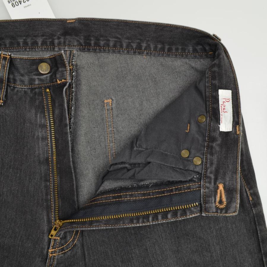 PAPAS / パパス D0434FP007 ブラック デニムパンツ : ブランド古着の 