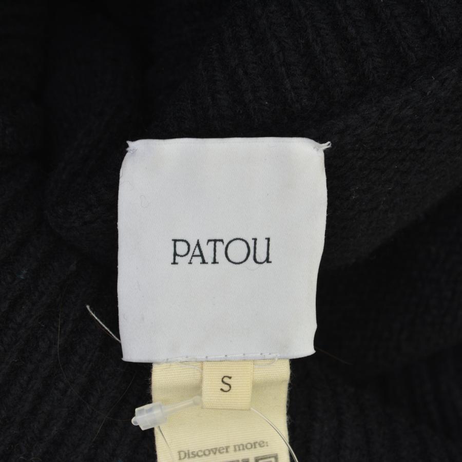 PATOU / パトゥ 24AW 24A-KN193-8064 ロゴ タートルネック 長袖ニットセーターの画像