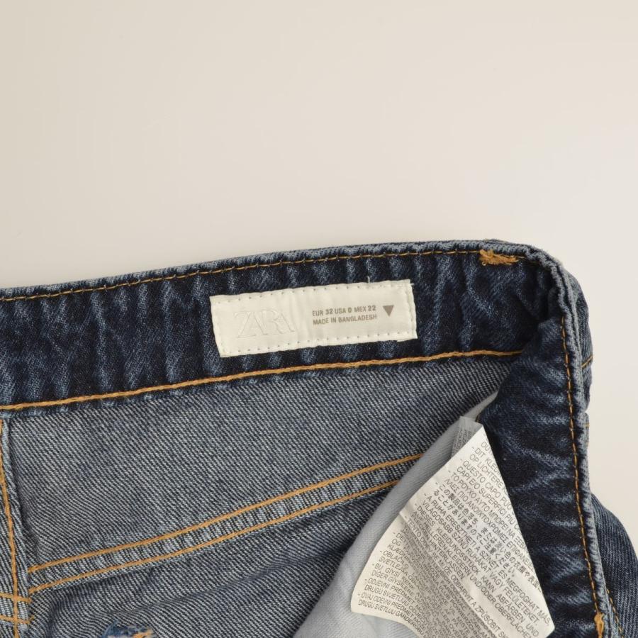 ZARA（ザラ） 8197/005/407 リボン ラインストーン クロップドパンツ