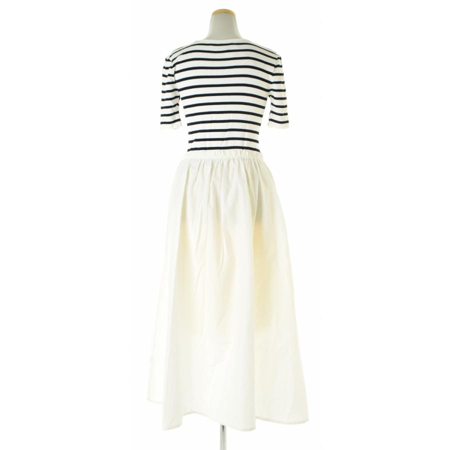 BORDERS at BALCONY / ボーダーズアットバルコニー BD2511-1K-18 KNIT CONBINATION DRESS ニットコンビネーション ドレス 半袖ワンピース_1