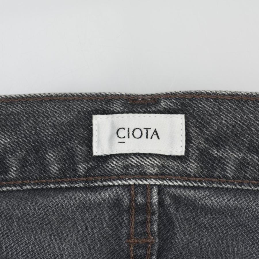 CIOTA / シオタ NPTM-1STB ブラック スビンコットン 13,5oz ストレート