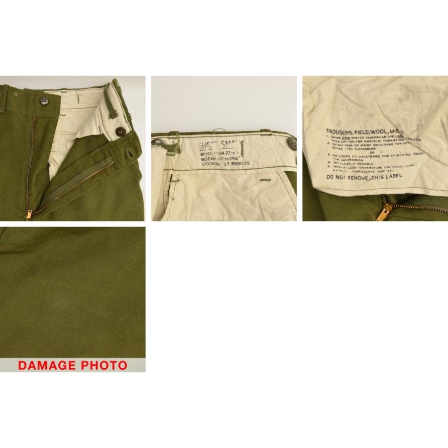US ARMY / ユーエスアーミー 50s M-51 M51 ウール トラウザー ウール