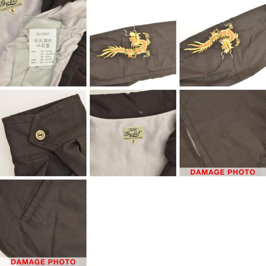 gold GL15847 VIETNAM JACKET AGING MODEL スーベニアジャケット