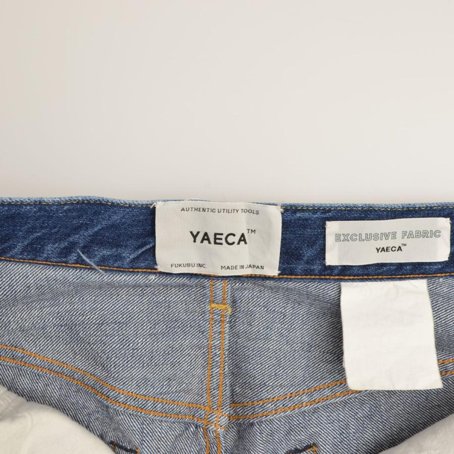 YAECA（ヤエカ） テーパード セルビッチ デニムパンツ : ブランド古着