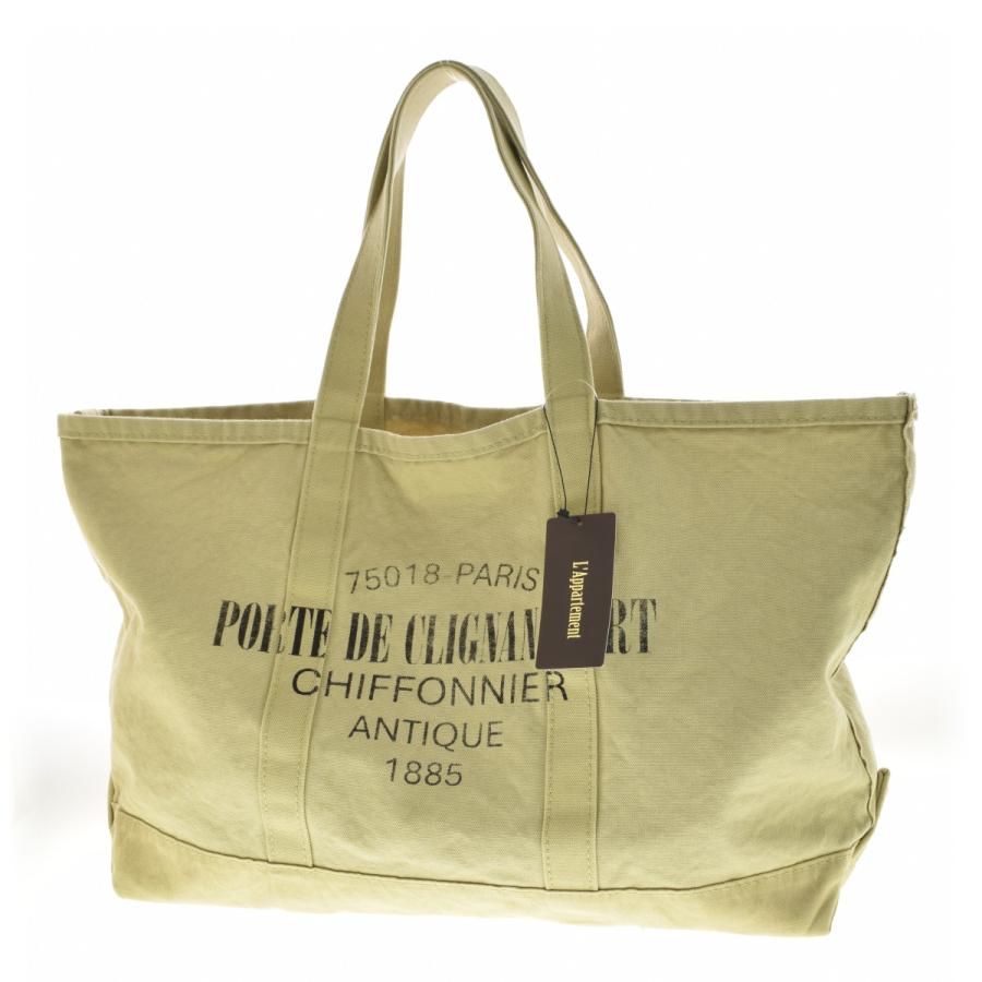 アパルトモン　J.J.MERCER/ジェイジェイマーサー　TOTE BAG　L J.J.MERCER × L'APPARTEMENT / ジェイジェイマーサー アパルトモン