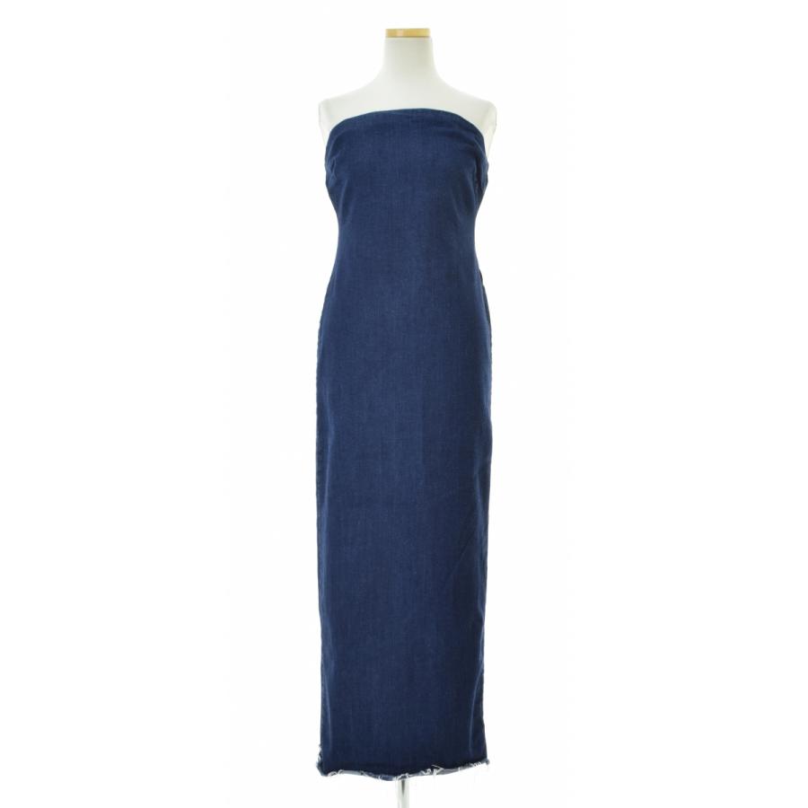 ZARA（ザラ） 1934/255/407 デニムマキシ ベアワンピース : ブランド 