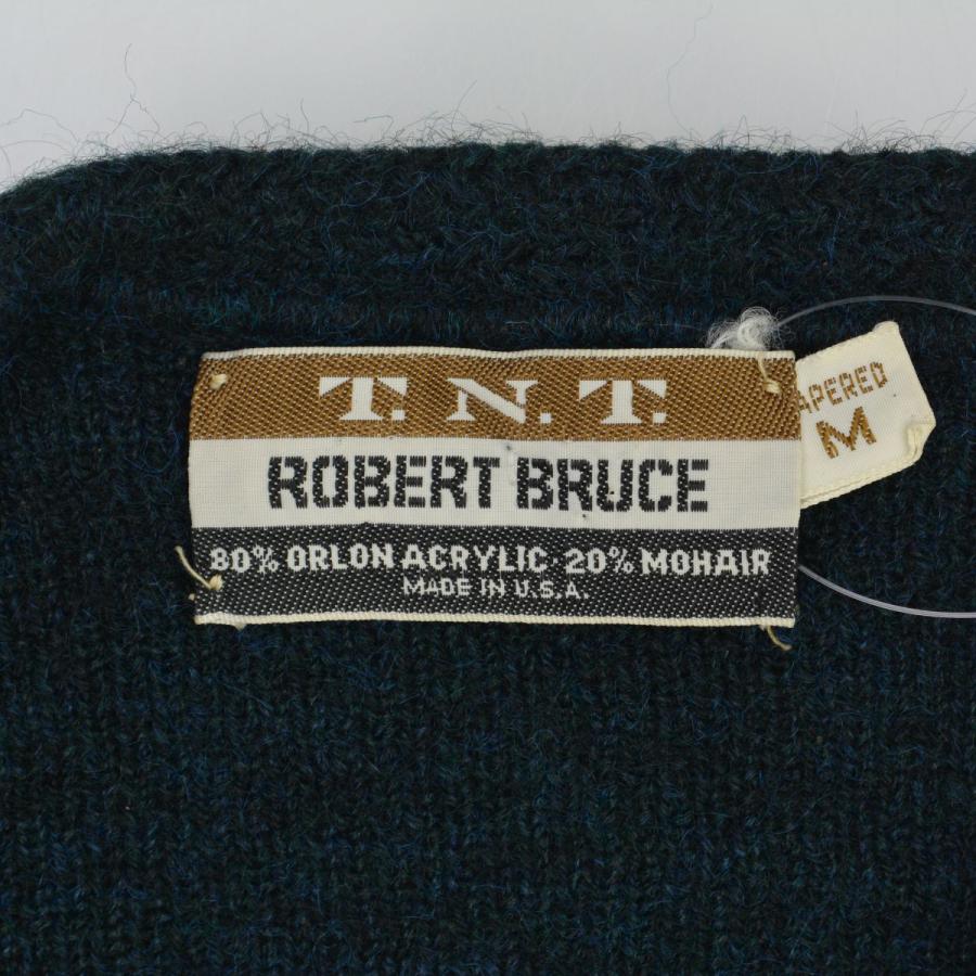 ROBERT BRUCE 60s USA製 モヘアVネック 長袖ニットセーター : ブランド 