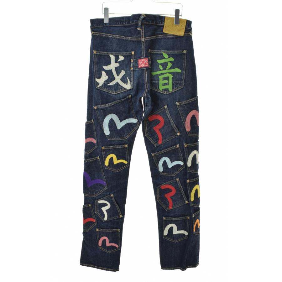 つ*た様 EVISU デニムパンツ 塩谷ブラザーズパリ出店記念 EVISU / エヴィス PARIS ユーロモデル SIOTANI BROTHERS 塩谷兄弟 刺繍